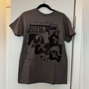 NWT Olivia Rodrigo Graphic Tee in Charcoal